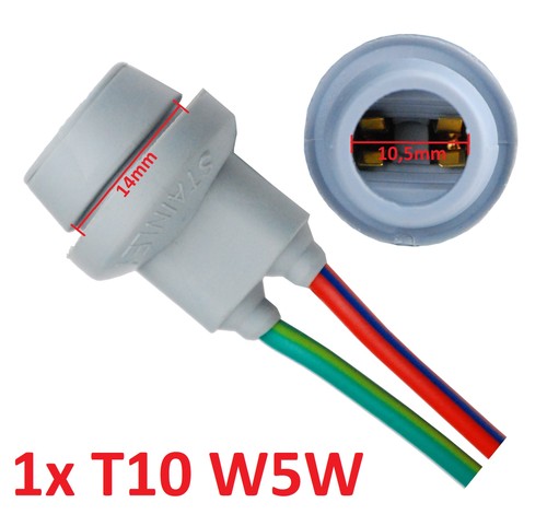 W5w t10 fassung - fassung, gummi