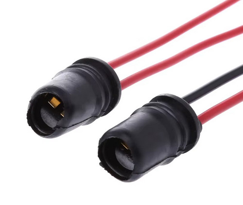 T10 sockel mit kabel - 2x,
