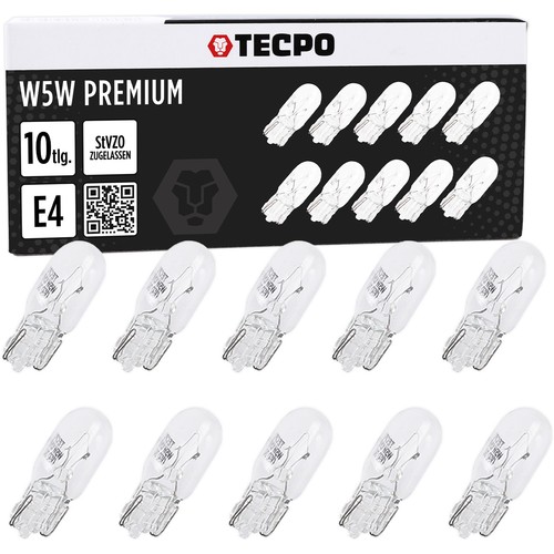 20x w5w standlicht - 12v, 5w