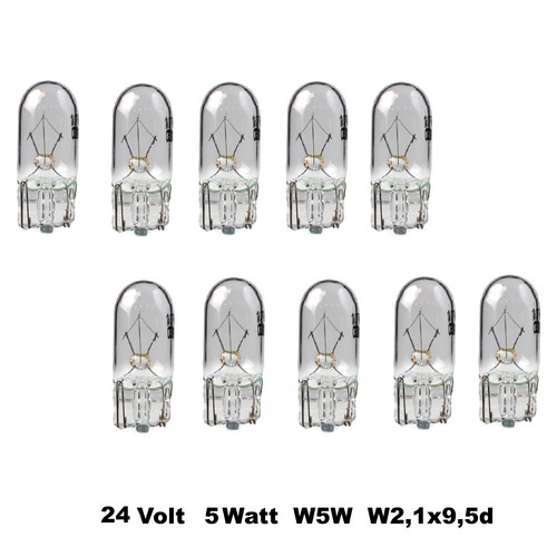 Stück 24v 1x9 5d w5w - stück,