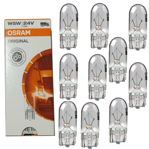 10x osram 2845 24v w5w - 5w,